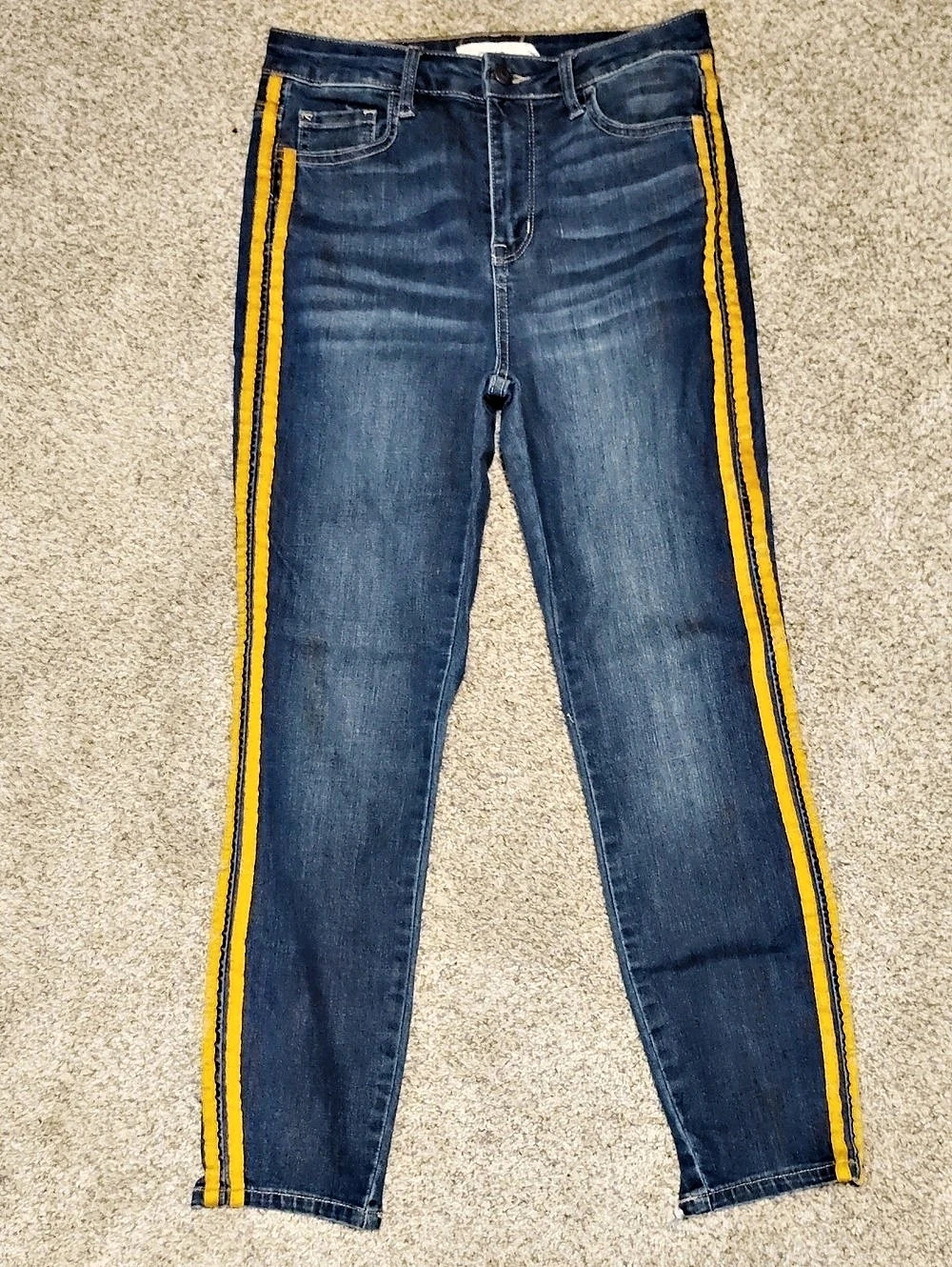 CELLO Color Block Skinny Jeans Size 5
